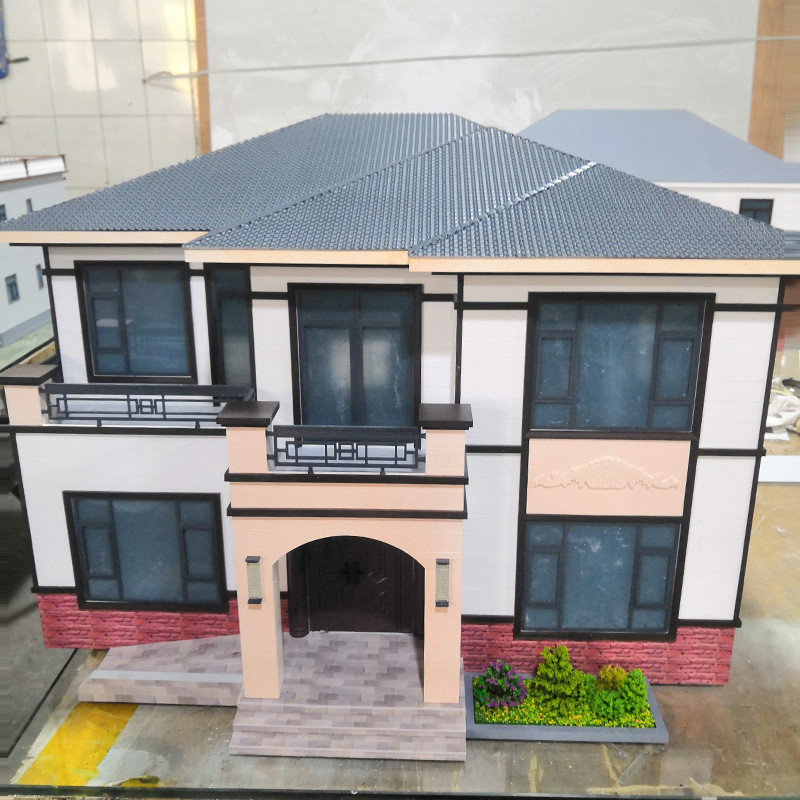 热销自建房别墅模型轻钢别墅供应设计厂家农村自建房自建别墅模型