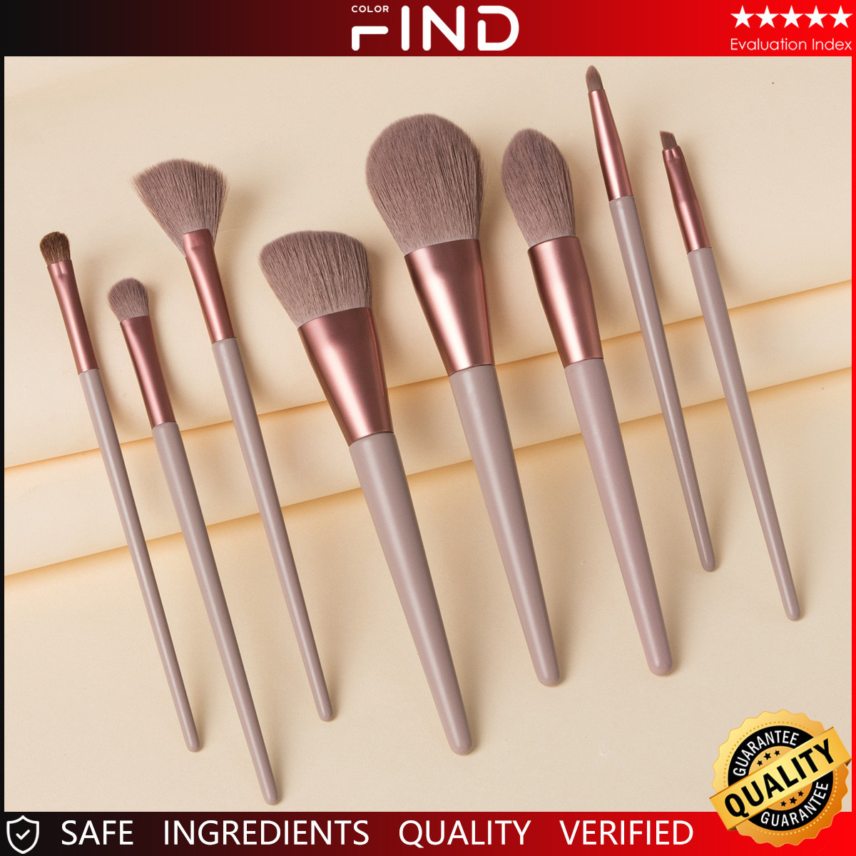 8支马毛化妆刷动物毛眼影刷哑光毛化妆套刷美妆工具新品现货