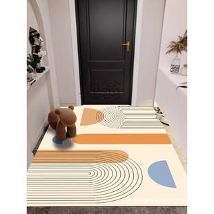 免洗皮革地垫入户门垫新款 高级感进门门口脚垫耐脏pvc可裁剪地垫