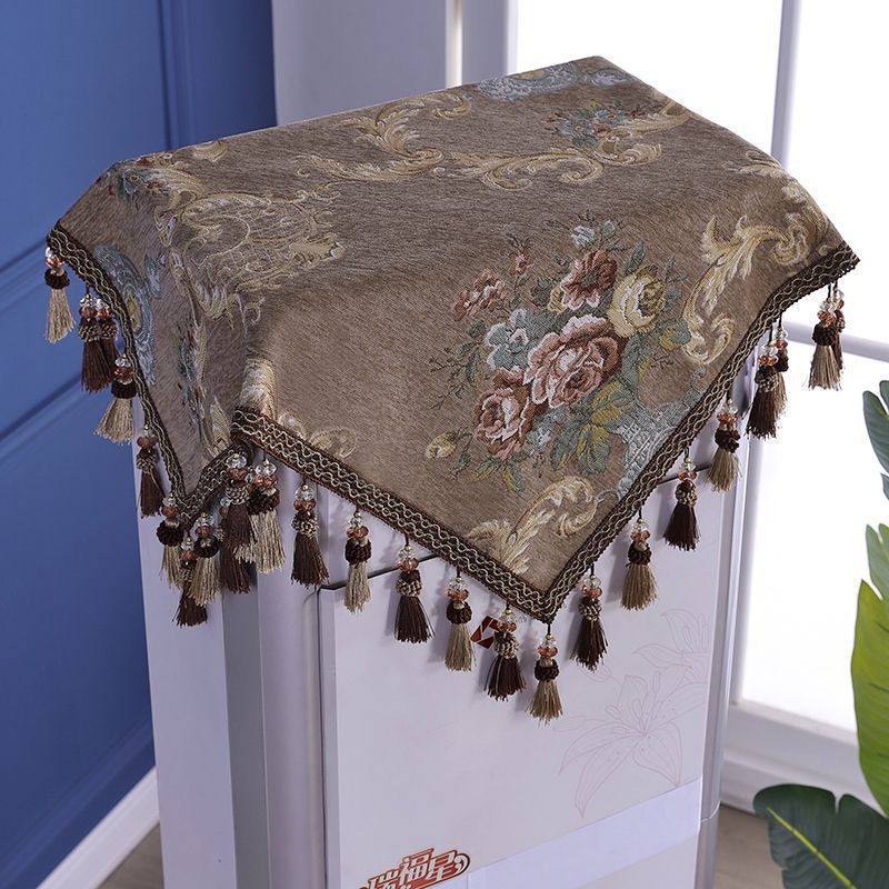 柜欧式空调套防尘罩保护罩布艺开机不取柜式立式机内机室内正方形