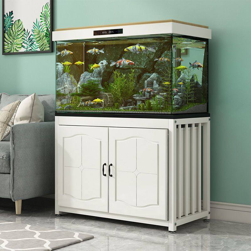 鱼缸底柜底座客厅欧式铁艺底架鱼缸架子水族箱草小户型代发