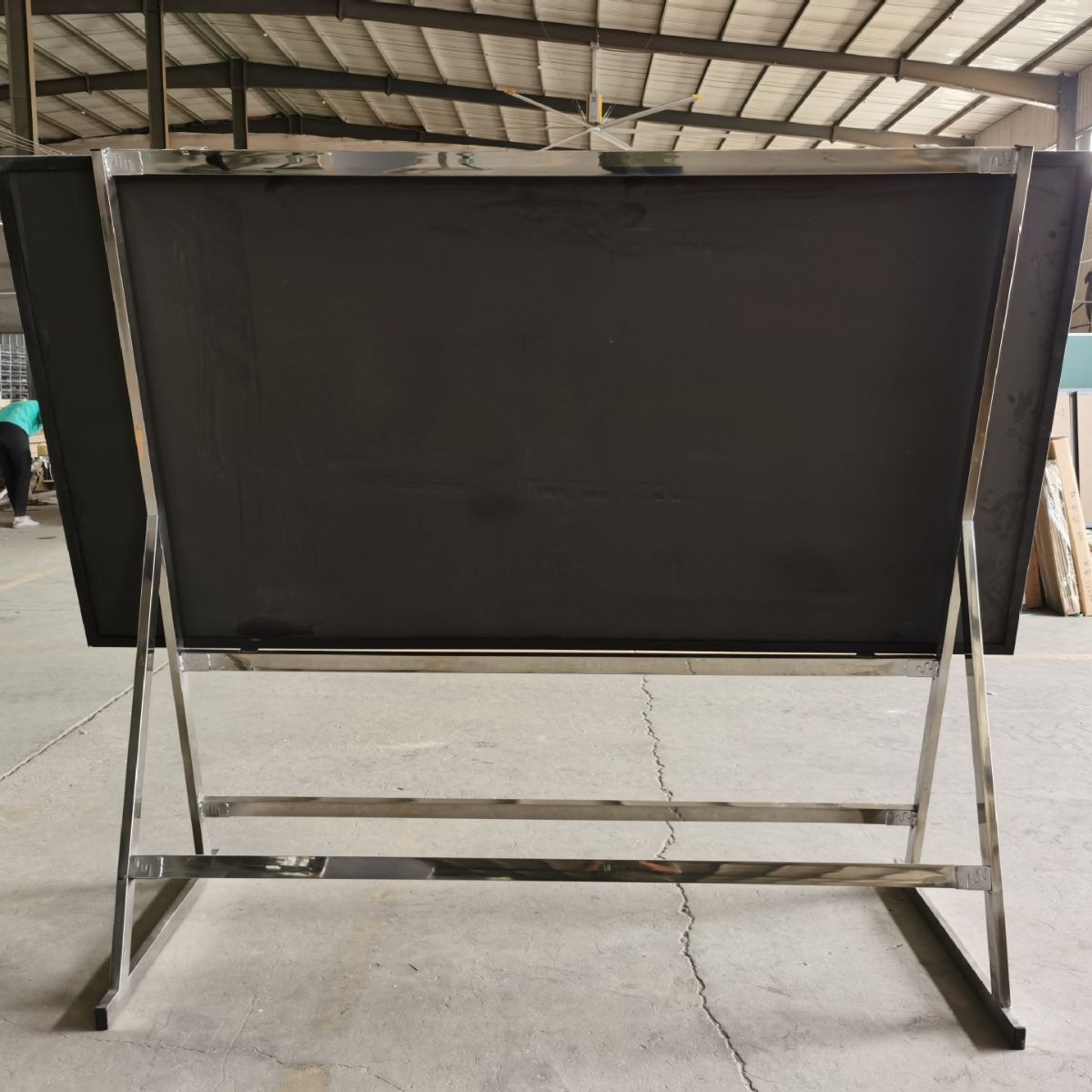 户外可移动式支架拆式抗风加固支架木质黑板展示宣传黑板报快