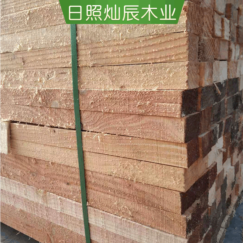 现货松木板木方工地松木垫木实木板材建材枕木建筑工地
