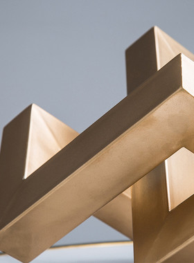 热销大千家居创意金色铁艺摆件金属工艺品软装家居样板装饰品礼品