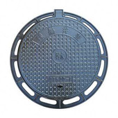 球墨铸铁井盖800 900铸铁雨污水圆形井盖市政给排水重型电力盖板