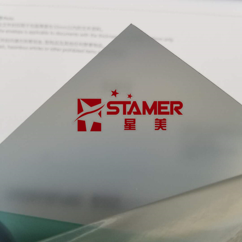 热销供应0.38/0.5厚透光率35%单面磨砂茶色pc片材汽车液晶仪表用