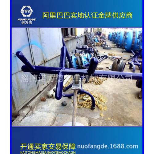 热销5000l反应釜用三层桨式搪成型搅拌器－耐腐蚀高温瓷釉6次烧制