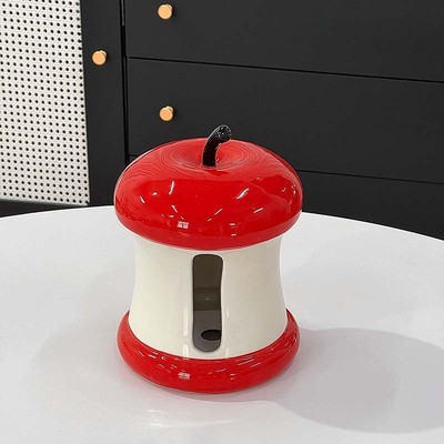 新款苹乐安喜陶瓷纸巾盒电镀工艺卫生间纸抽盒办公室餐巾纸盒批发