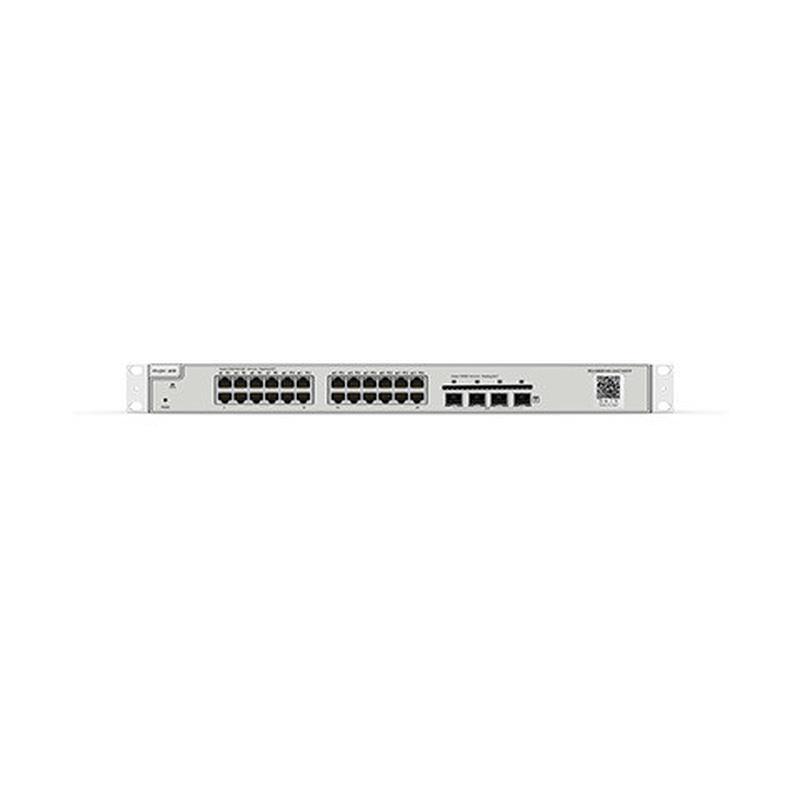 锐捷RG-NBS5100-24GT4SFP24个千兆电口+4个千兆光口三层交换机
