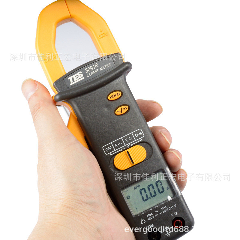 TES-3091R交流钳表钳形表TES3091R钳表钩表