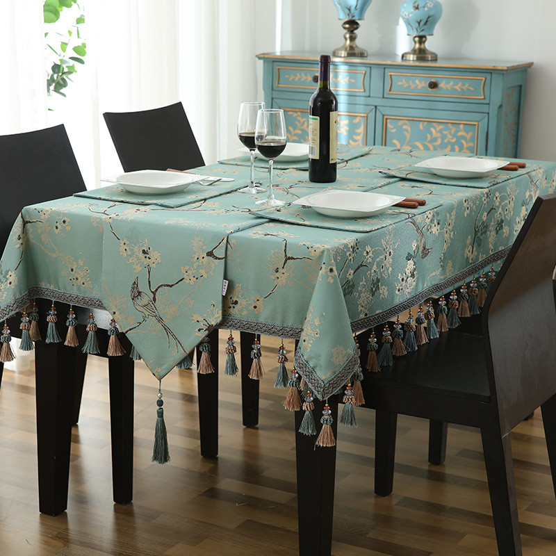 9ram欧式桌布奢华感轻奢西餐茶几长方形家用餐桌客厅202