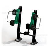 室外健身器材力量型组合户外公园坐式 健身推训练器前路径厂家