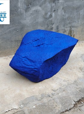 热销售楼处落地玻璃钢雕塑艺术品装置石头工艺品饰品软装酒店大堂