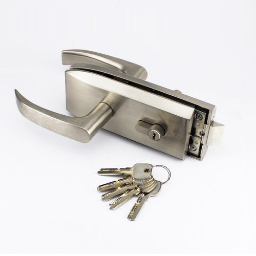 玻璃门锁，玻璃门执手锁，不锈钢玻璃门锁