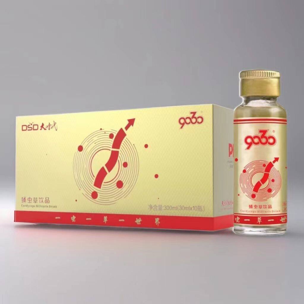 大时代9030蛹虫草饮品30mlx10瓶一虫一草一菌一方高科技生物发酵
