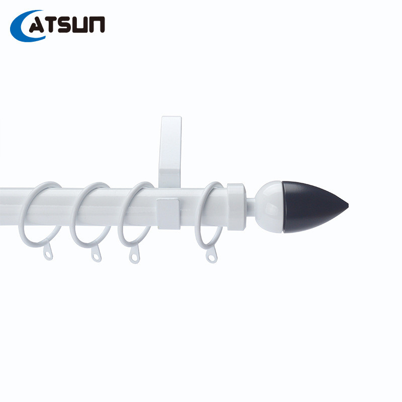 金属现代窗帘轨道厂家加厚罗马杆窗帘单杆窗帘杆子双轨罗马杆静音