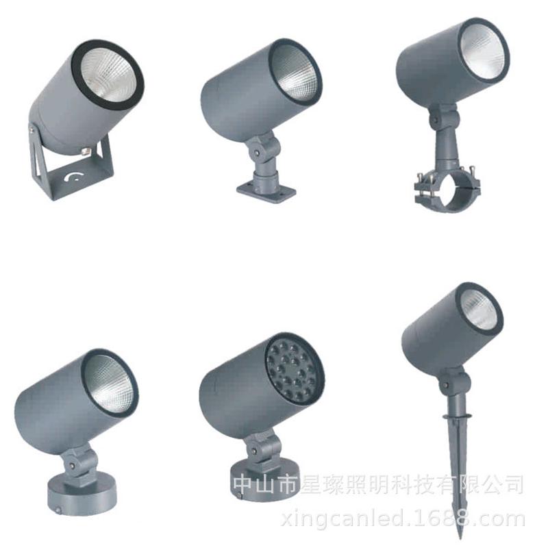 热销圆形cob照树灯投光灯5w10w18w20w30w36w40w亮化景观灯公园大