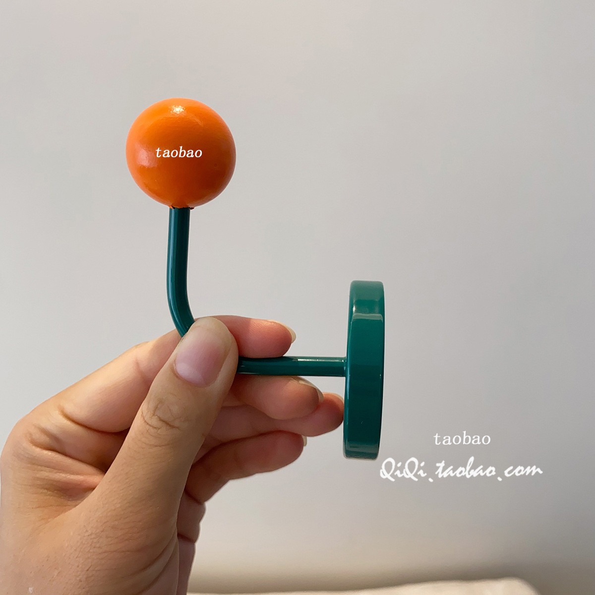 彩色磁吸无痕强力免打孔浴室厨房挂钩吸铁磁力黏钩门后包包挂寒