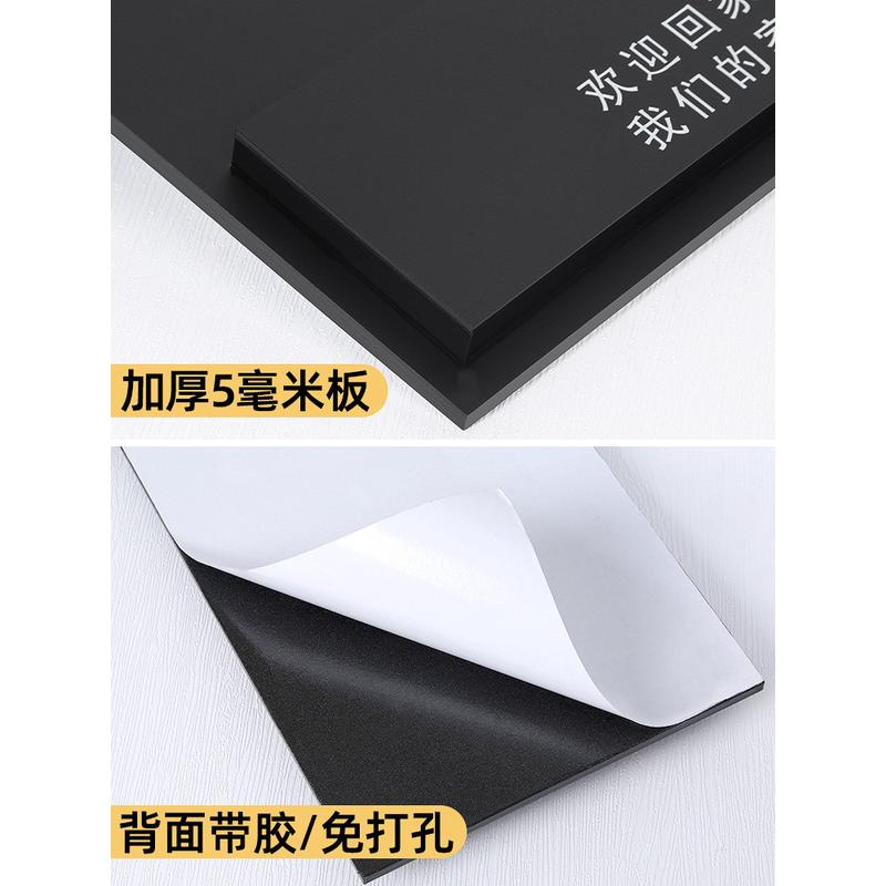 网红插花门牌入户其他家用创意号提示门口装饰房号门贴铭牌号码牌