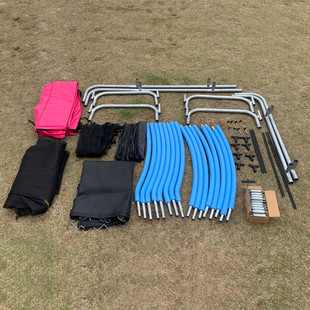 创意灯笼网方形蹦蹦床户外成人运动健身蹦床儿童蹦床带护款跳跳床