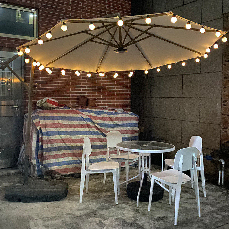 2米广告中柱遮阳伞户外摆摊花园带灯太阳伞庭院咖啡厅露营桌椅伞,居家日用,伞,淘宝优惠券,粉丝福利购,淘宝优惠卷