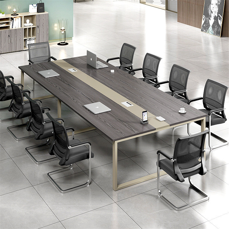 办公家具会议桌洽谈桌办公桌椅组合简约现代长桌小型开会培训桌