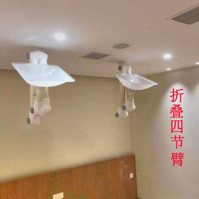 艾灸排烟系统吸烟器万向抽烟机实验室pp室内抽气罩排烟罩关节臂