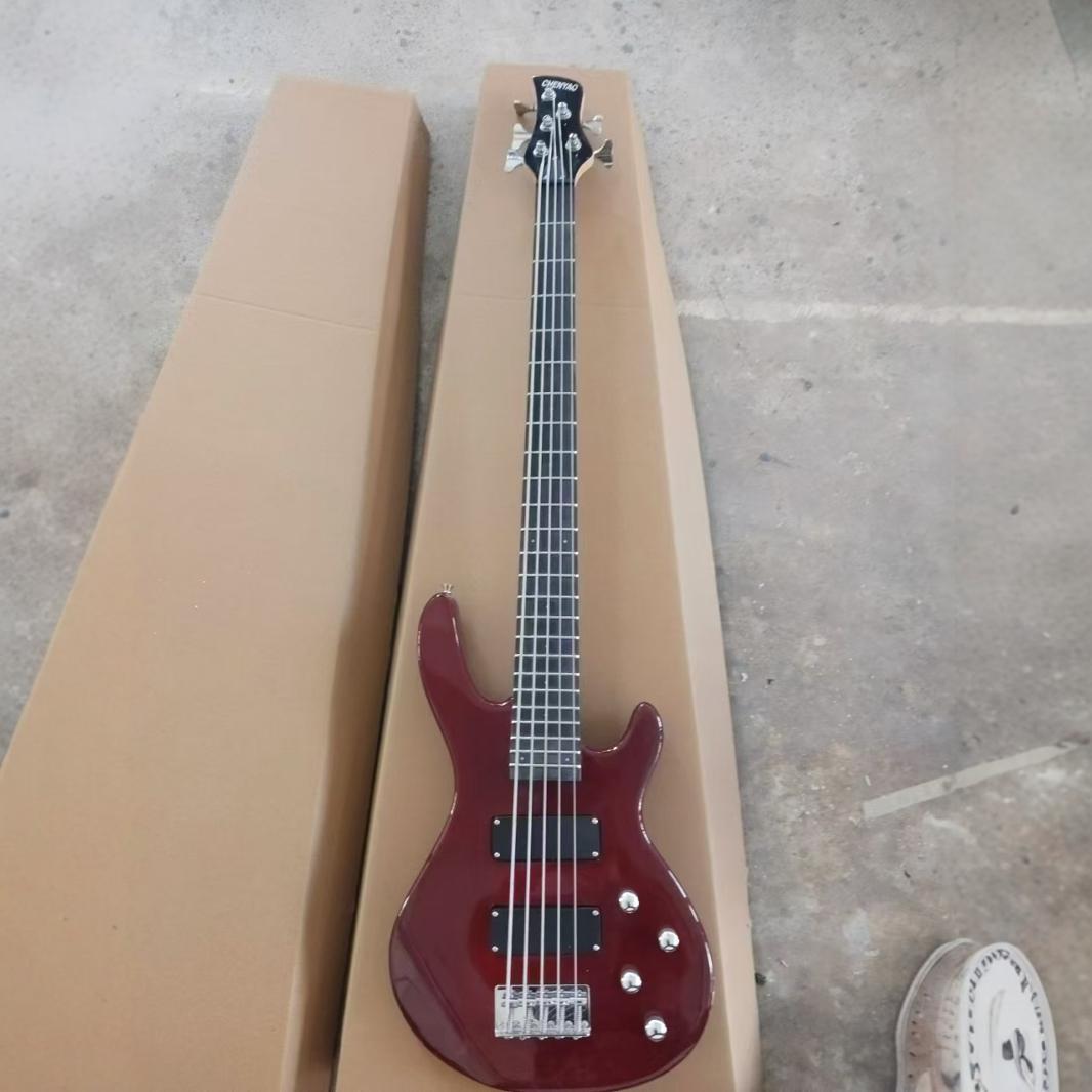 厂家直销五弦电贝司bass五弦多色可选（）大优惠量厂家直销