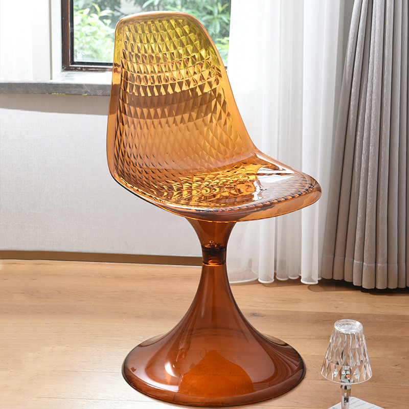 亚克力餐椅酒店会所透明水晶凳子接待会客区休息区别墅阳台椅子