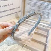 气质高级感针织线灰色发箍秋冬新款 头箍 发卡百搭网红头饰压发法式