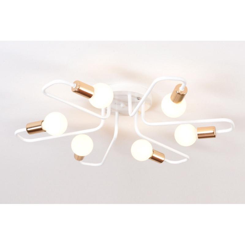 北欧创意个性房间顶灯简约现代客厅卧室书房民宿出租房吸顶灯