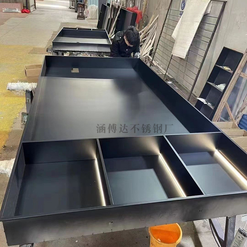 热销不锈钢客厅壁龛轻奢风格电视展示柜酒柜厨房洗手间嵌入式金属