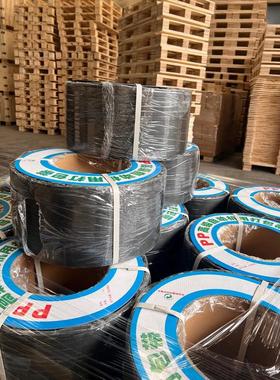 热销黑色打包带1600mpp打包带黑色打包带批发机用打包带现货份量