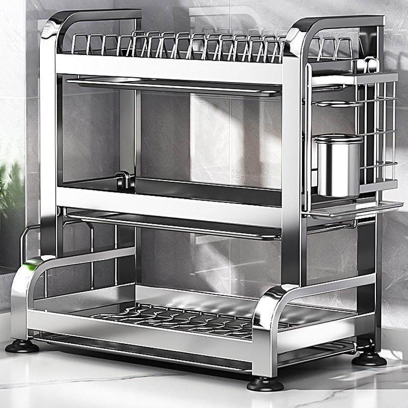不锈钢厨房置物架碗碟碗盘沥水架多功能放碗架碗筷收纳盒碗柜,畜牧/养殖物资,特种养殖设备,淘宝优惠券,粉丝福利购,淘宝优惠卷
