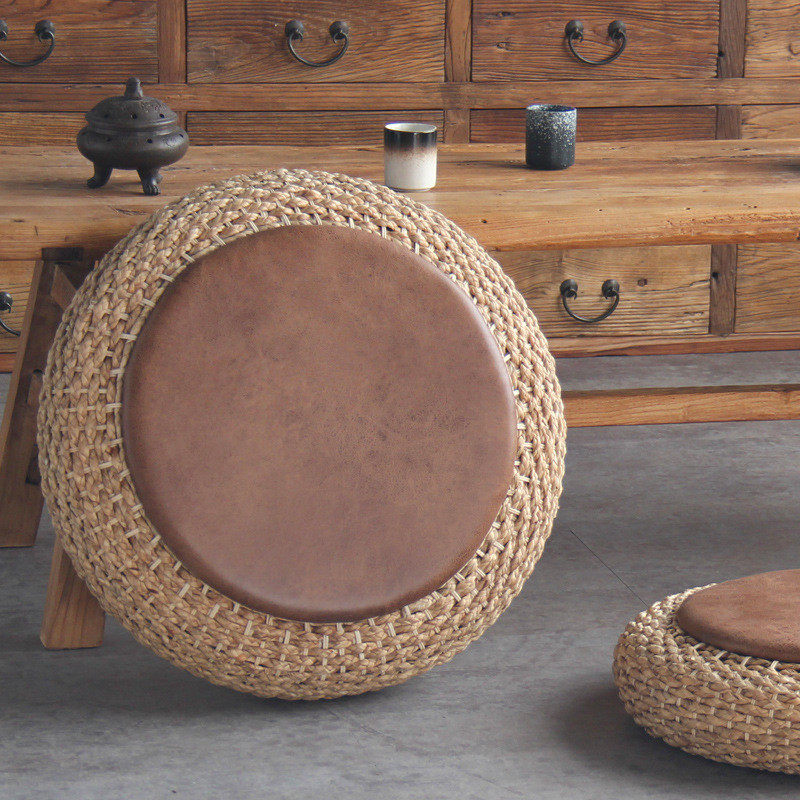 蒲团坐垫草编榻榻米坐墩草墩加厚藤编蒲墩打坐垫阳台垫子久坐,居家布艺,椅垫,淘宝优惠券,粉丝福利购,淘宝优惠卷