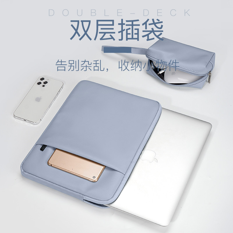 适用2021新款联想thinkbook15 14内胆包thinkpad e14笔记本小新air男yoga14s保护套pro16女13电脑包15.6英寸