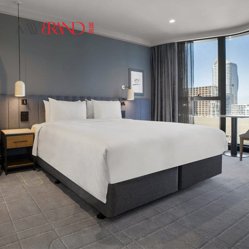 亚朵酒店客房家具标间成套宾馆床快捷民宿星级全屋衣柜公寓套房