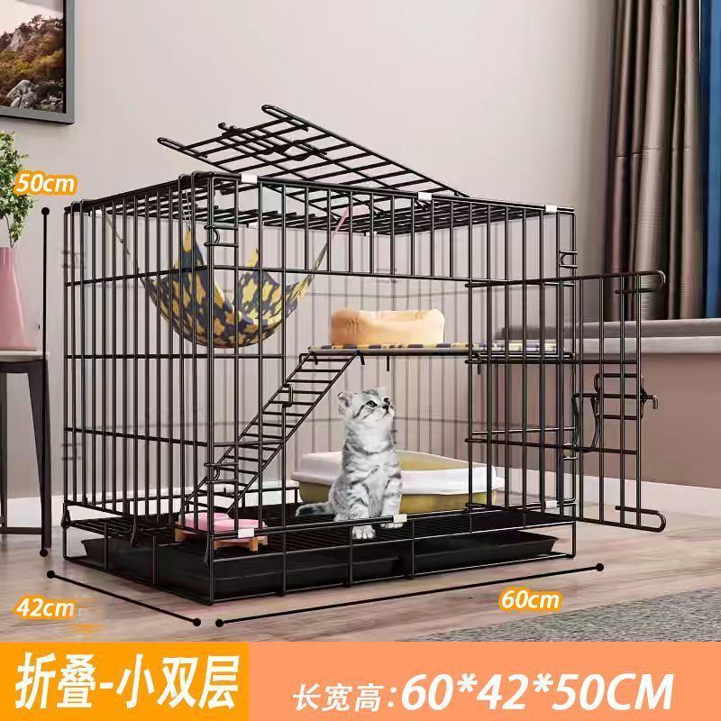 猫笼家用室内笼子空间带厕所一体加粗加固猫别墅猫舍猫窝猫咪超大