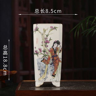 饰盆景盆创意兰花盆ylhch01 批发紫砂花盆彩绘厂家直销方形桌面装
