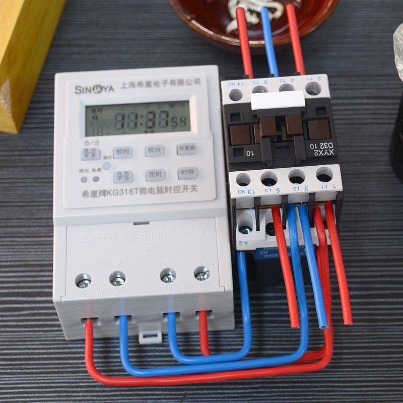 2o6x批发微电脑时控定时开关三相380v水泵增氧机自动断电时间控制