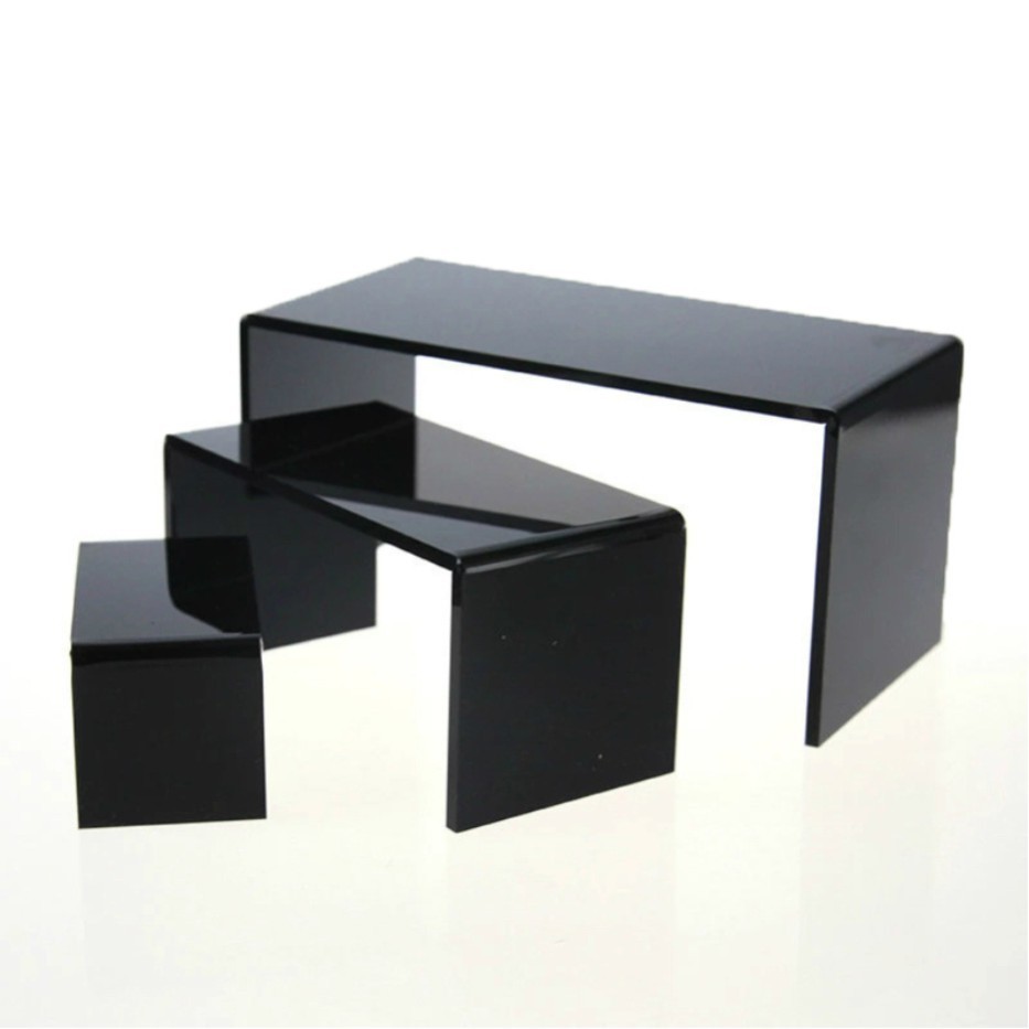 外贸热透明鞋架u型架定制亚克力展示架弯鞋托陈列置物架