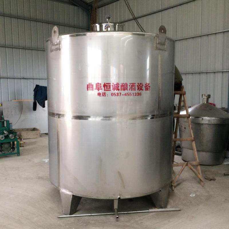 现货供应不锈钢304储酒罐小型密封1000升油罐10吨大型奶罐立式桶