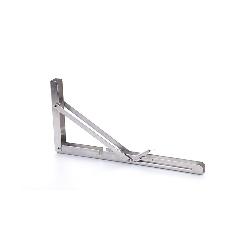 不锈钢折叠支撑架8-24寸比利三角层板托支架墙上置物架五金件批发