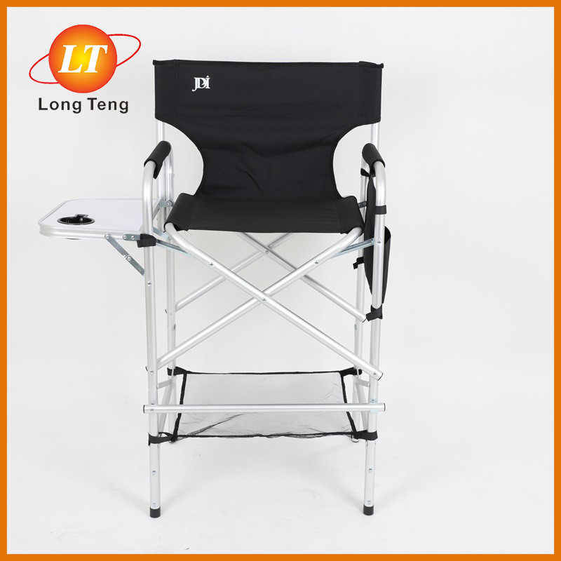 批发可折叠台户外便携铝管高脚导演椅钓椅折叠化妆椅