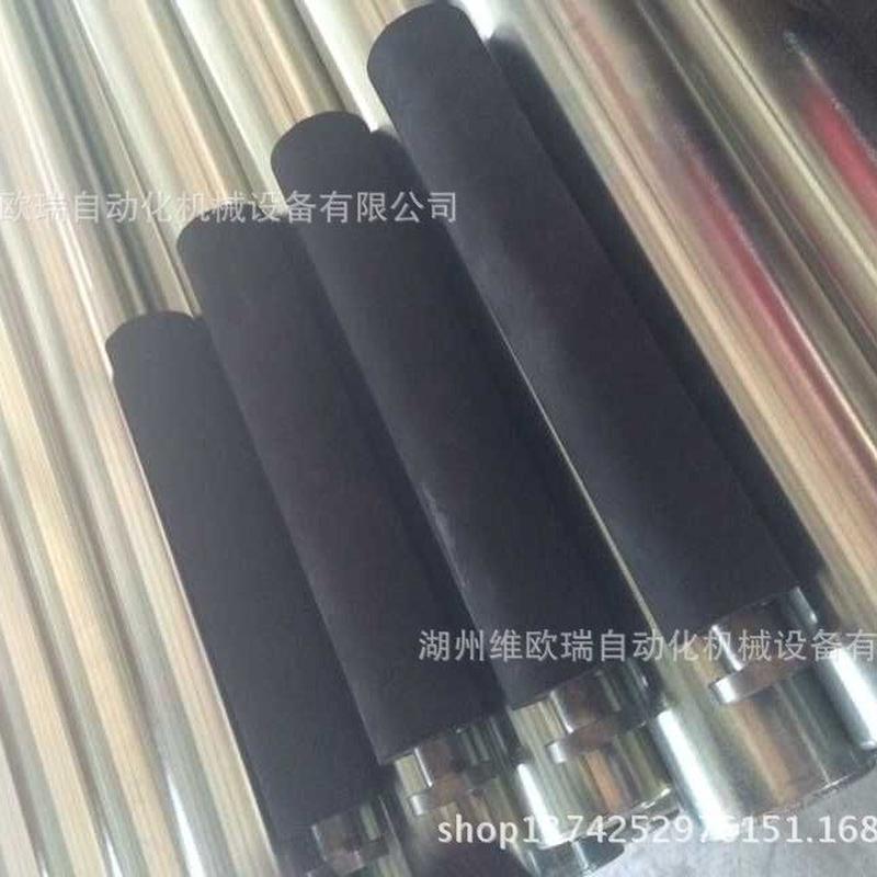 聚氨酯辊胶辊无动力包胶辊动力链轮辊重型双链辊双链镀锌辊