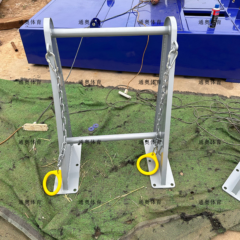 户外小区社区公园墙体健身器材壁挂式单杠吊环体育器材健身墙器械