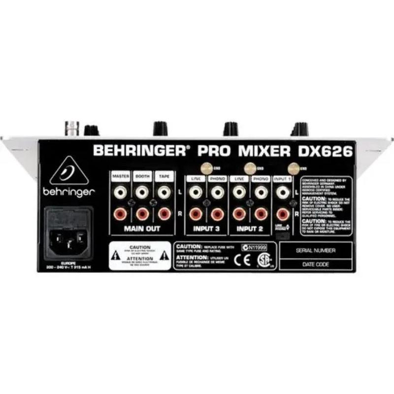 热销behringer     dx626  dj调音台专用专业dj调音台