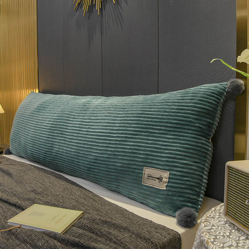 新款魔法绒床上靠枕韩版公主床头靠垫榻榻米靠枕背可拆洗床上软包