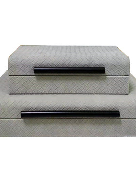 首饰盒样板房装饰盒衣帽间梳妆台装饰摆件新中式套装现代简约北欧