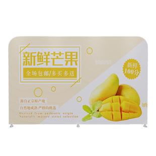 双面背景展示架厂家铝合金速展快幕秀会议巡展背景板广告牌展示架